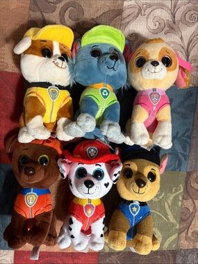 🐶PAWPATROL🐶TY Plush Set